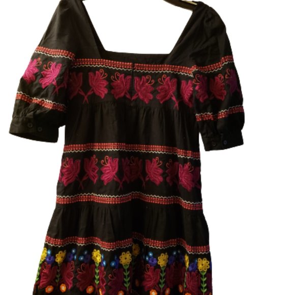 Victoria Secret's Modo International Embroidered Boho  Dress - Picture 2 of 5